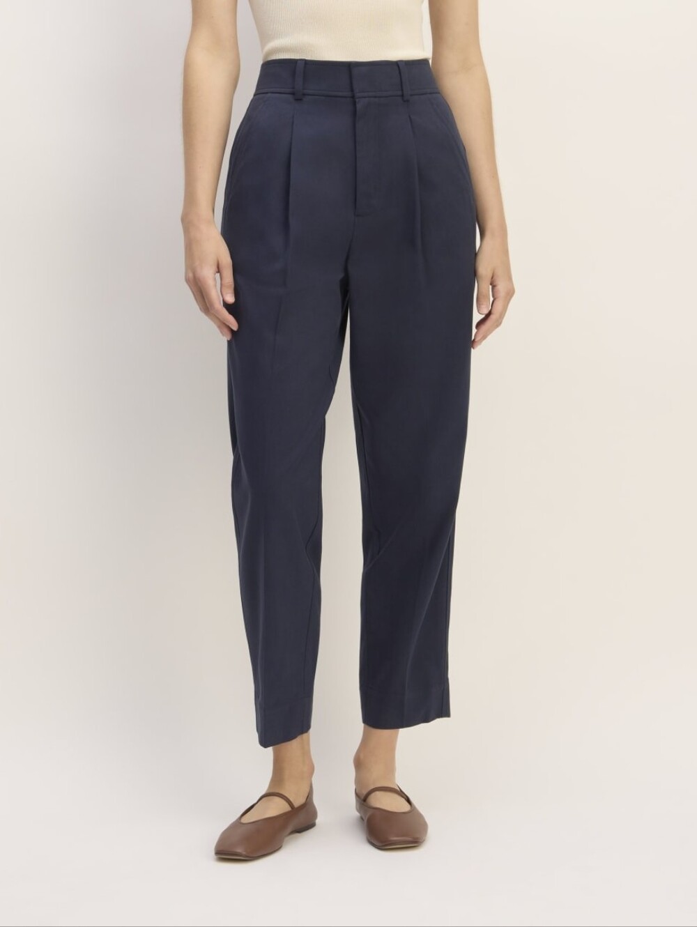 💙 Everlane Tencel Cotton Tapered Pants, 10